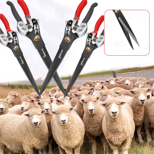 🐏【Ramburs la livrare】✨✂️Foarfecă manuală mare pentru lână de primăvară_3861296